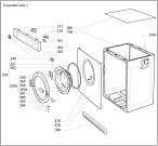 Схема №1 031243215126- ITD70T с изображением Обшивка для сушильной машины Whirlpool 482000021665