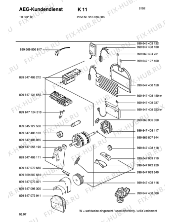 Взрыв-схема стиральной машины Zanussi TD802TC DELTA-SOFT - Схема узла Section4