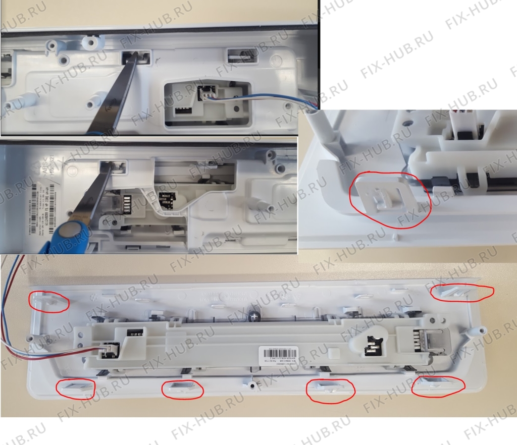 Большое фото - Панель управления для электропосудомоечной машины Indesit C00545400 в гипермаркете Fix-Hub