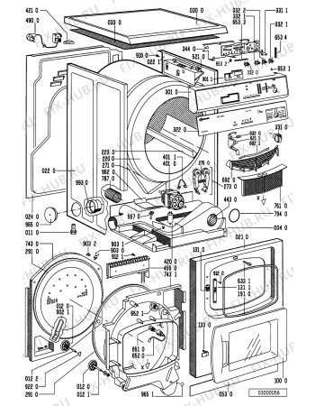 Схема №1 TRA 4350WS-DK TRA4350 с изображением Другое Whirlpool 481213428057