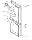 Схема №1 ZI922/9DAC с изображением Дверь для холодильной камеры Aeg 2258196027