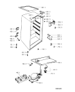 Схема №1 ARG 755 WRT05CBDWM с изображением Дверца для холодильника Whirlpool 481244229069