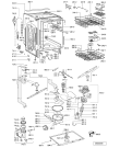 Схема №1 GSU 5664 WS с изображением Панель для посудомойки Whirlpool 481231018923