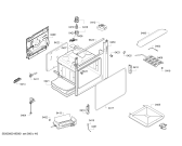 Схема №1 HGG24W225M с изображением Панель управления для электропечи Bosch 00703071
