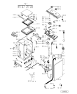 Схема №1 AWF 849/IG с изображением Переключатель Whirlpool 481941258778