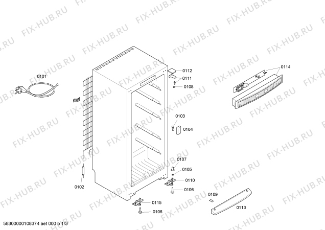 Схема №1 GSV34V30FF с изображением Дверь для холодильника Bosch 00242995