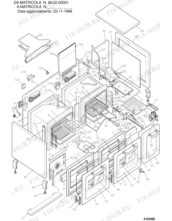 Схема №1 MK160 (F020330) с изображением Керамическая поверхность для плиты (духовки) Indesit C00066028