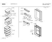 Схема №1 KIM26470GB с изображением Дверь для холодильника Bosch 00218990