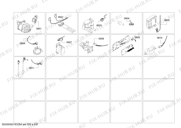 Взрыв-схема стиральной машины Siemens WM14E248NL iQ100 iSensoric - Схема узла 06