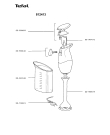 Схема №1 812413 с изображением Блендерная ножка для блендера (миксера) Tefal SS-988574