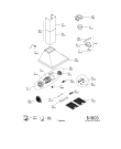 Схема №1 208355404877 4011029 с изображением Запчасть для вытяжки Whirlpool 482000014501