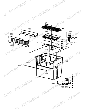 Схема №1 ADN110 с изображением Декоративная панель для холодильной камеры Whirlpool 482000001382