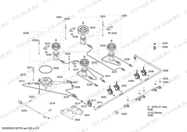 Взрыв-схема плиты (духовки) Siemens ER947501N Siemens - Схема узла 02