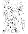 Схема №1 WAT 9365 WP с изображением Обшивка для стиралки Whirlpool 481245210245