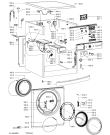 Схема №1 AWO/D 8224 с изображением Модуль (плата) для стиралки Whirlpool 481010455481