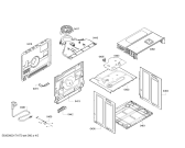 Схема №1 HBG23B460R H.BO.NP.L2D.IN.GLASS.B4/.N.E0_C/// с изображением Часы для плиты (духовки) Bosch 00659998