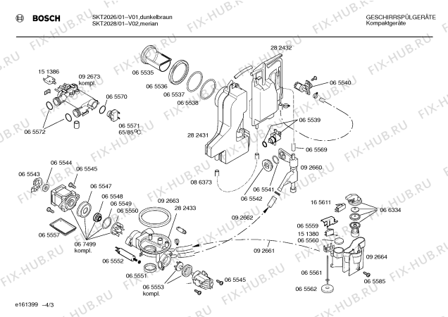 Схема №1 SKT2028 с изображением Цокольная панель для электропосудомоечной машины Bosch 00283939