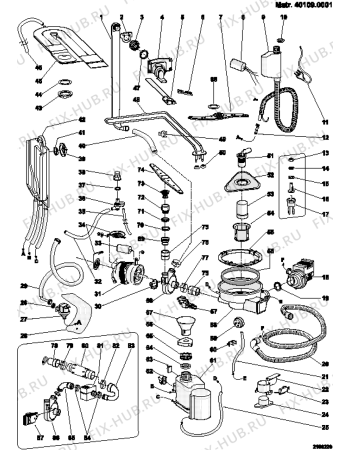 Схема №1 DA63PSP (F024179) с изображением Инструкция по эксплуатации для посудомоечной машины Indesit C00077123