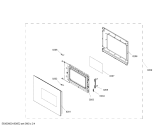 Схема №2 P1MCB85GL5 с изображением Дверь для микроволновой печи Bosch 11002298
