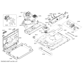 Схема №1 HBN78L751 с изображением Фронтальное стекло для плиты (духовки) Bosch 00478139