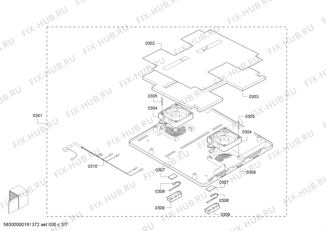 Схема №1 T24UW820LS с изображением Шина для плиты (духовки) Bosch 12011226