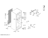Схема №1 KDN30X63 с изображением Дверь морозильной камеры для холодильника Bosch 00683604