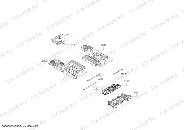 Взрыв-схема плиты (духовки) Siemens EH651FB67X SE.4IH.60.MUT.BR.X.BevF.X.NX - Схема узла 02