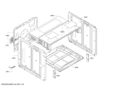 Схема №1 HEF133BS0 с изображением Панель управления для электропечи Bosch 11026296