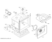 Схема №1 HBA38B762D с изображением Ремкомплект для плиты (духовки) Bosch 00704210