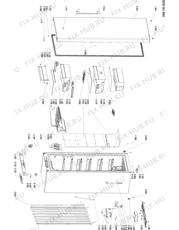 Схема №1 GKN 14F3 A++ с изображением Панель управления для холодильной камеры Whirlpool 481010737929