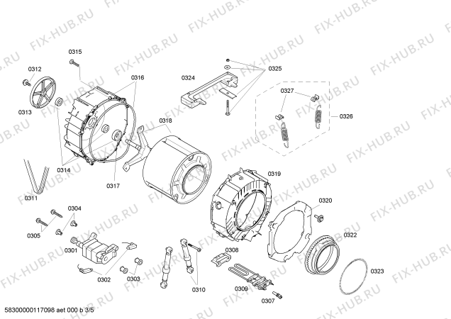 Схема №1 WM16E440NL с изображением Панель управления для стиралки Siemens 00449515