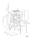 Схема №1 ADG 9641 с изображением Модуль (плата) управления для посудомоечной машины Whirlpool 480140103084