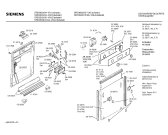 Схема №1 SR53603 с изображением Передняя панель для электропосудомоечной машины Siemens 00290583