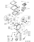 Схема №1 AWA 8500 с изображением Обшивка для стиралки Whirlpool 481245210321