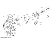 Схема №1 B20CS81SNB с изображением Крышка для холодильной камеры Bosch 00661301