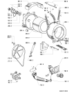 Схема №1 FL 8245 с изображением Рукоятка для стиралки Whirlpool 481949878449