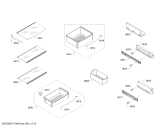 Схема №2 T42BR820NS с изображением Держатель для электропосудомоечной машины Bosch 00752090