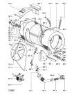 Схема №2 AWP 058/1 с изображением Шарнир люка для стиральной машины Whirlpool 481941719513
