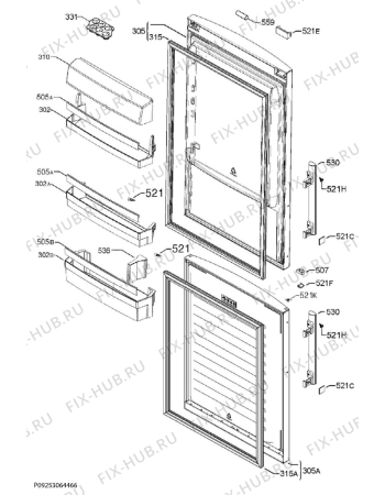 Схема №1 S73420CTX2 с изображением Микромодуль для холодильной камеры Aeg 973925054811014