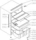 Схема №1 RAZ-FI41A2 (320337, ZOI1127) с изображением Элемент корпуса для холодильника Gorenje 318498