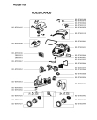 Схема №1 RO5295EA/4Q0 с изображением Рукоятка для электропылесоса Rowenta RS-RT900119