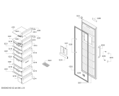 Схема №1 GSN33VL30 с изображением Дверь для холодильника Bosch 00711518