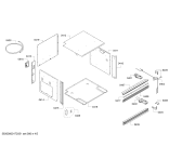 Схема №2 BS455930 с изображением Рамка для электропечи Bosch 00770139