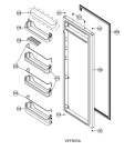 Схема №1 ARC2224S с изображением Всякое для холодильника Whirlpool 488000533537