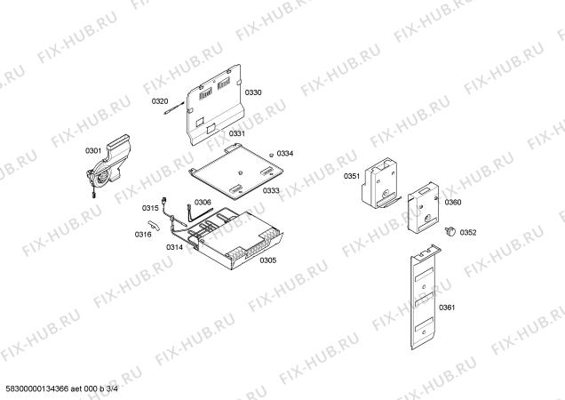 Схема №1 3FFL3450 с изображением Дверь для холодильной камеры Bosch 00246464