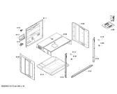 Схема №2 B15M42S0GB с изображением Панель управления для электропечи Bosch 00675695