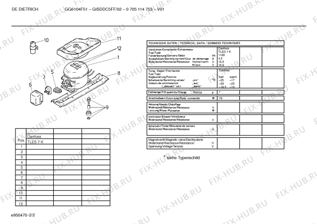 Схема №1 GISDDC2FF GG6104F21 с изображением Емкость для заморозки для холодильника Bosch 00271491