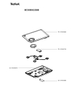Схема №1 BC5060A2/26B с изображением Часть корпуса для кухонных электровесов Tefal TS-07008870