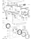 Схема №1 PFL 1200 с изображением Модуль (плата) для стиральной машины Whirlpool 481221470313