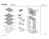 Схема №1 4FS6410 с изображением Дверь для холодильной камеры Bosch 00235044